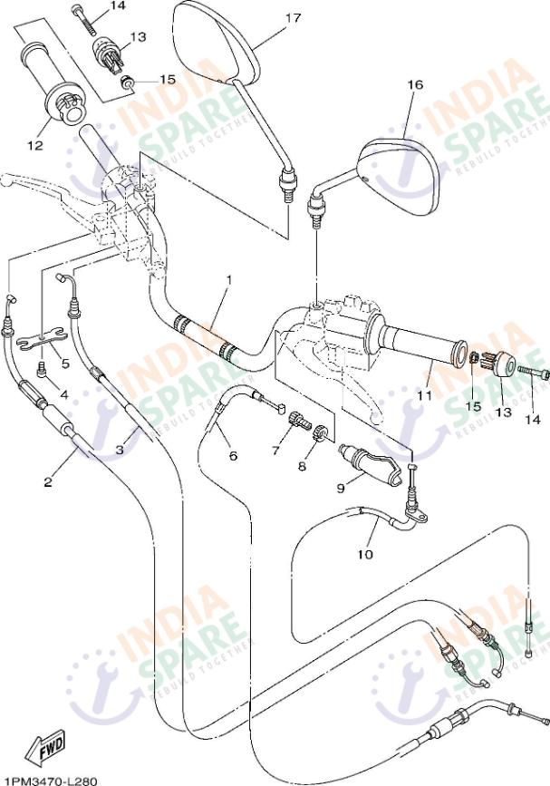 STEERING HANDLE & CABLE